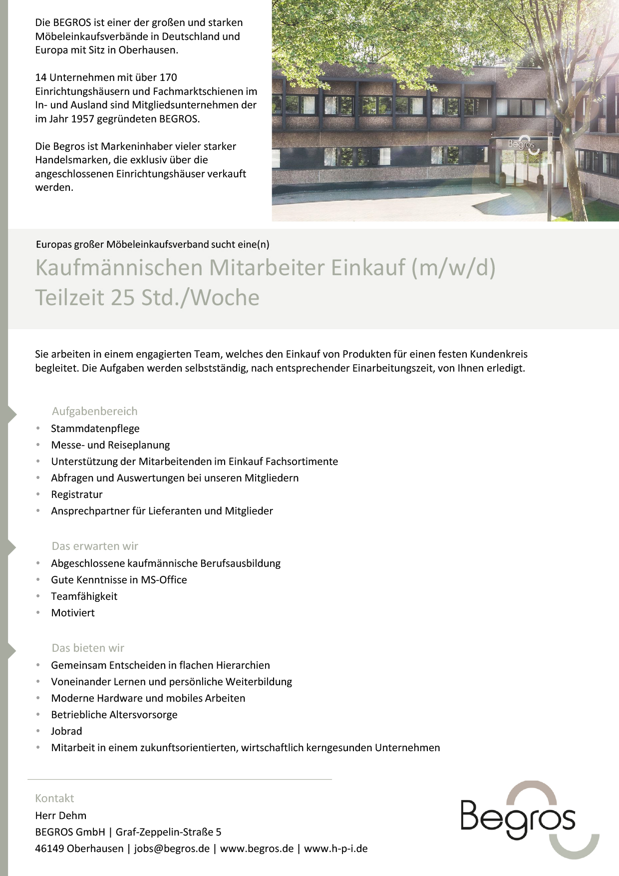BEGROS Kaufmännischer Mitarbeiter Faso